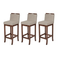 Banqueta Alta de Madeira: Conforto e Estilo! - imagem 1