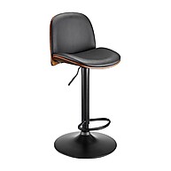 Banqueta Giratória Gouda Preta: Conforto e Estilo - imagem 1