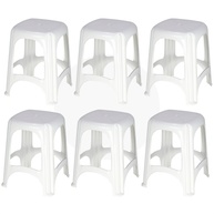 Banqueta Niterói Branca: Kit 6 para Mais Praticidade! - imagem 1