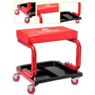 Banqueta para Mecânico Worker 100kg com Rodas e Suporte de Ferramentas - imagem 1