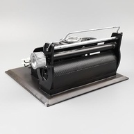 Baoblaze Estatueta de Máquina de Escrever Vintage em Metal - Decoração Retro para Escritório e Adereço Fotográfico - imagem 5