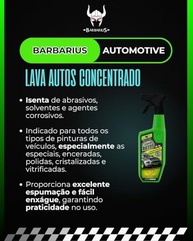 Shampoo Automotivo Barbarius 500ml: Brilho e Proteção para Todos os Carros - imagem 2