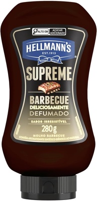 Molho Barbecue Defumado Hellmann's Supreme Squeeze 280g - imagem 1