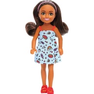 Barbie Chelsea Estilosa: Vestido Azul e Sapatos Laranja - imagem 1