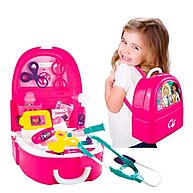 Barbie Médica: Kit Mochila + Acessórios - Diversão e Cuidado! - imagem 1