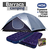 Barraca Camping 5 Pessoas + Colchões Mor - imagem 1