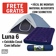 Barraca Camping 6 Pessoas + Colchão: Kit Completo! - imagem 1