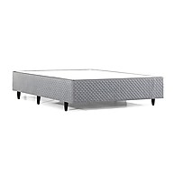 Base Cama Box Casal Gazin Cinza 138x188: Firmeza e Estilo - imagem 1