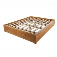 Base Cama Box Casal Imperatriz com Pés Mel – Viero Mel - imagem 1