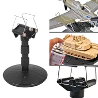 Suporte de Pintura com Base Giratória 19cm + 5 Braçadeiras Crocodilo 12cm - Ideal para Modelismo e Acabamentos Profissionais - imagem 3