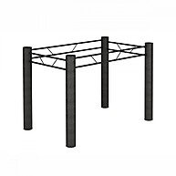 Base de Mesa Paris Martelado: Estilo e Suporte! - imagem 1
