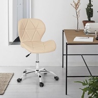Cadeira Office Eiffel Slim Base Giratória Nude - Design Moderno e Conforto Ergonômico - imagem 3