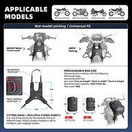 Bolsa Tanque Moto Rhinowalk: Base Universal Impermeável e Segura para Sua Viagem - imagem 4