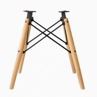 Base Pé DSW Madeira para Cadeira Charles Eames Eiffel – Moderna e Resistente - imagem 1