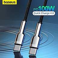 Baseus 100W: Cabo USB-C Turbo para Carregar Rápido! - imagem 1
