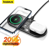 Baseus 20W: Carregador Sem Fio Duplo Turbo - imagem 1