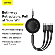 Cabo 3x1 Baseus 100W: Carregue Rápido! - imagem 2
