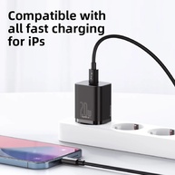 Baseus 20W: Carregador Turbo para iPhone e Android - imagem 4
