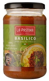 Molho Al Basilico (Manjericão) La Pastina 320G - imagem 1