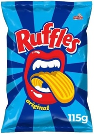 Batata Frita Ondulada Original Elma Chips Ruffles Pacote 115g - imagem 1