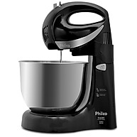 Batedeira Philco Paris Inox Duo Mixer Turbo 2 Preta – Potência e Design - imagem 1