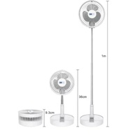 Ventilador Dobrável Multifuncional com Controle Remoto e Bateria Externa - Portátil e Versátil - imagem 3