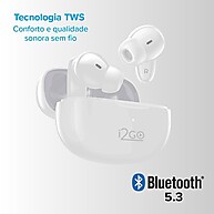 Air Buds 400 i2GO: Fones Sem Fio com 48h de Bateria - imagem 2