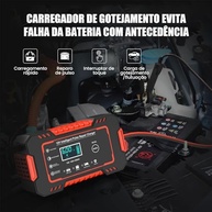 Carregador Inteligente 12V com Display Digital e Reparo por Pulsos - Revitalize sua Bateria! - imagem 4