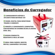 Carregador de Bateria 50A 12V CV50AH: Potência e Carga para seu Som Automotivo - imagem 3
