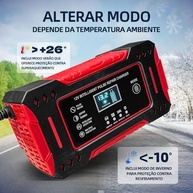 Carregador Inteligente 12V com Display LCD: Revitalize Baterias de Carro, Moto e Caminhão - imagem 5