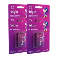 Baterias Recarregáveis 9V Elgin: Energia Duradoura! - imagem 1