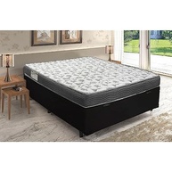 Cama Box com Baú Casal + Colchão Ortobom Iso 100 D33 - Conforto Extra Firme com Armazenamento - imagem 3