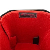 Forração Interna Baú Honda Elite 125 - Carpete Premium Vermelho com Logo - imagem 4