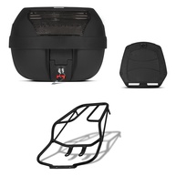 Baú Moto Pro Tork 28L + Bagageiro: Praticidade e Segurança - imagem 1