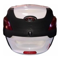 Baú Para Moto 41L Original: Segurança e Estilo para Sua Jornada | Branco - imagem 1