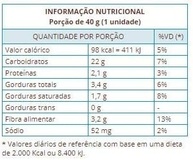 BOLINHO ZERO BAUNILHA C/BAUNILHA 40g / DISPLAY C/ 12 UNID. - imagem 2