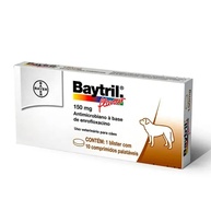 Baytril Flavour 150mg: Antibiótico Palatável para Cães - imagem 1