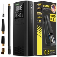 Compressor de Ar Portátil BBD: Inflador Digital 160 PSI para Carros, Bikes e Mais | Luz LED e Carregamento Tipo C - imagem 1