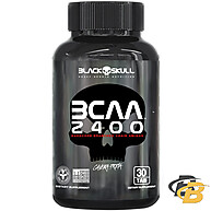 BCAA 2400mg Caveira Preta - Suplemento Black Skull - imagem 1