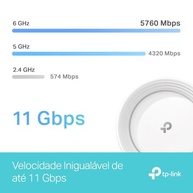 TP-Link BE11000 Tri-Band Whole Home Mesh WiFi 7, até 11 Gbps, MLO, 320 MHz, banda de 6 GHz, roteador wifi7, roaming de IA sem costura, segurança HomeShield, jogos e streaming (Deco BE65 2-pack) - imagem 3