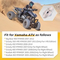 Cubo de Roda Traseira M MATI para Yamaha Big Bear, Grizzly e Kodiak - Durabilidade e Performance - imagem 3