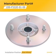 Cubo de Roda Traseira M MATI para Yamaha Big Bear, Grizzly e Kodiak - Durabilidade e Performance - imagem 4