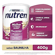 Nutren Beauty Vanilla: Pele e Cabelos Radiantes 400g - imagem 1