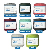 Barbante Parafinado Colorido para Crochê - Fio 6 com 1kg - Azul Bebê - imagem 5