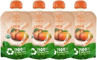 Kit 4 Papinhas Organica Maçã com Manga 90g - Introdução Alimentar para Bebê - imagem 1