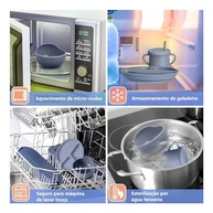 Kit Introdução Alimentar Bebê 8 Peças com Silicone Antitóxico e Design Ergonômico - imagem 5
