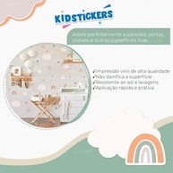 Adesivo Decorativo Nuvens Infantil Lavável - Design Aconchegante para Quarto de Bebê - imagem 3