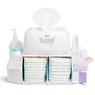 Aparador de Porta para Bebê Biramar Baby com Detalhe Matelado e Poá Branco - imagem 3