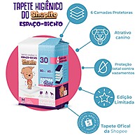 Tapete Higiênico Pet: 90 Unidades com Aroma Bebê - imagem 2