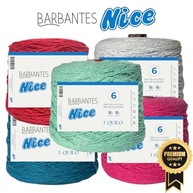 Barbante Parafinado Colorido para Crochê - Fio 6 com 1kg - Azul Bebê - imagem 3